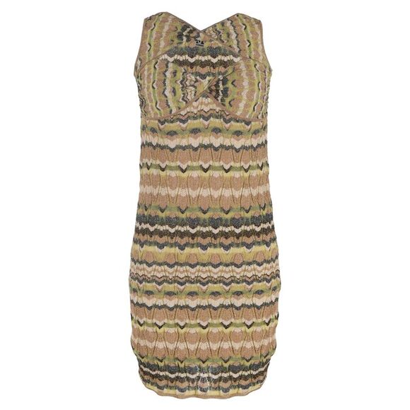 M Missoni Cutout Mini Dress in Multicolor Viscose